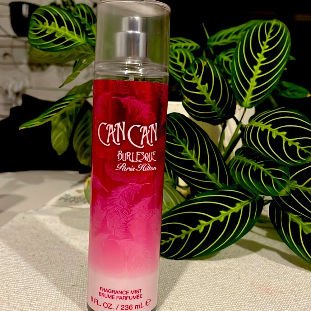 Cancun Burlesque Paris Hilton. Fragrance Mist. Smells so good! I love it so much